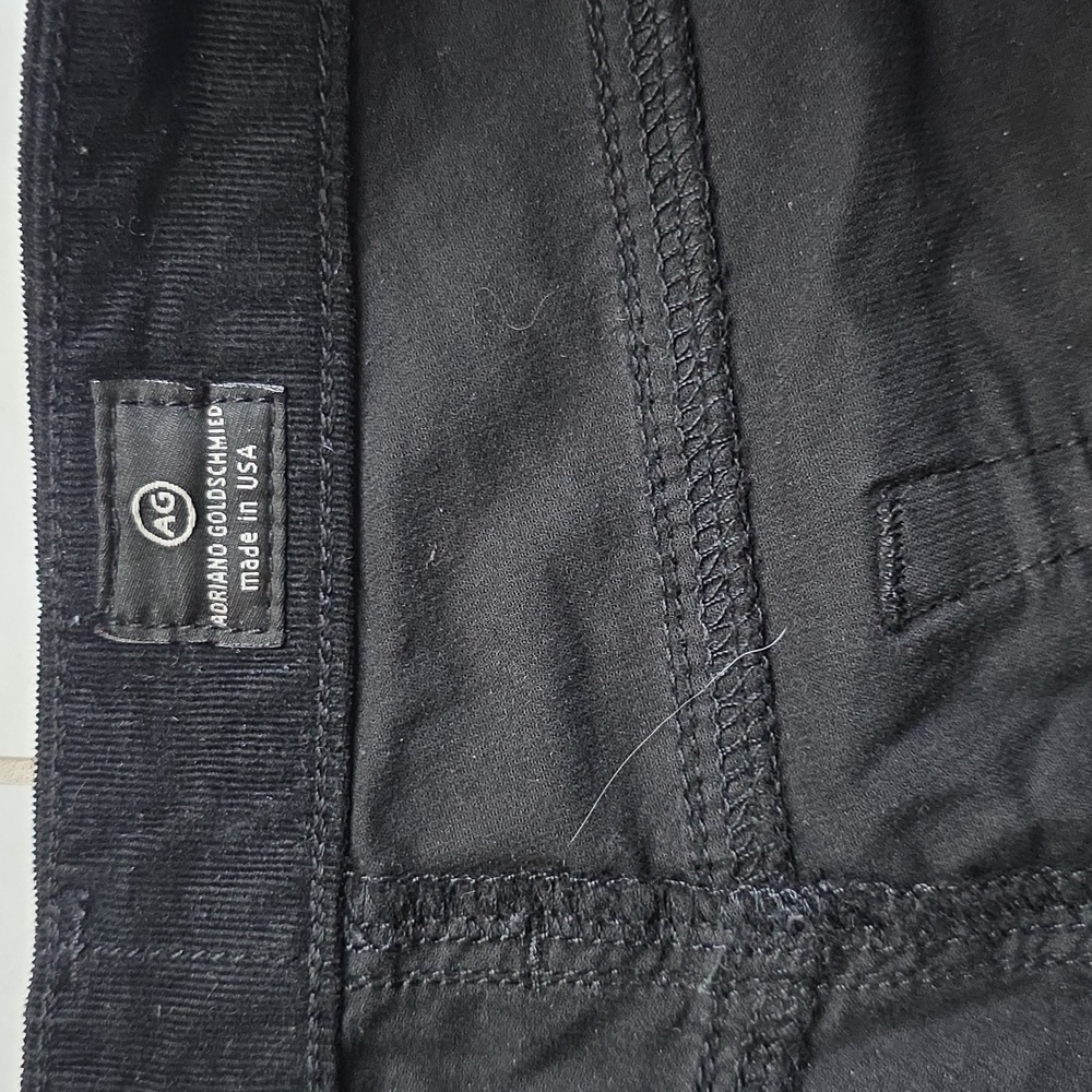 AG Adriano Goldschmied the Jegging Super Skinny Fit corduroy Black 29r Low Rise - Picture 4 of 12